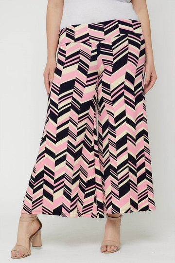 Curvy Collection Chevron Print Pants