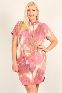 Curvy Collection Tie-dye Dress