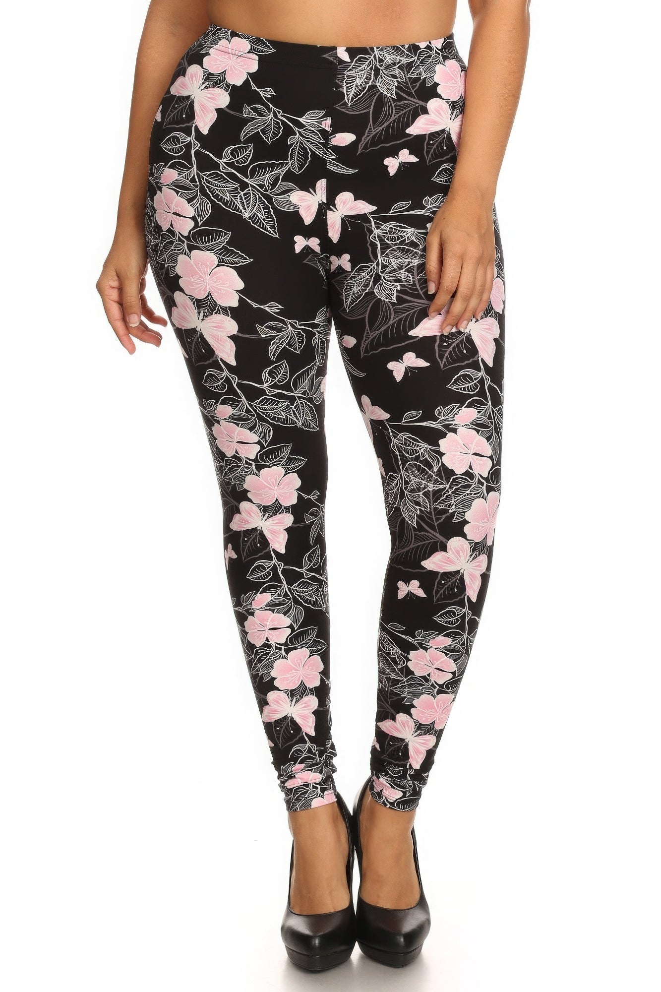 Curvy Collection Super Soft Butterfly Legging