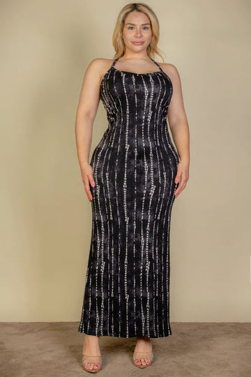 Curvy Collection Tie Dye Maxi Dress