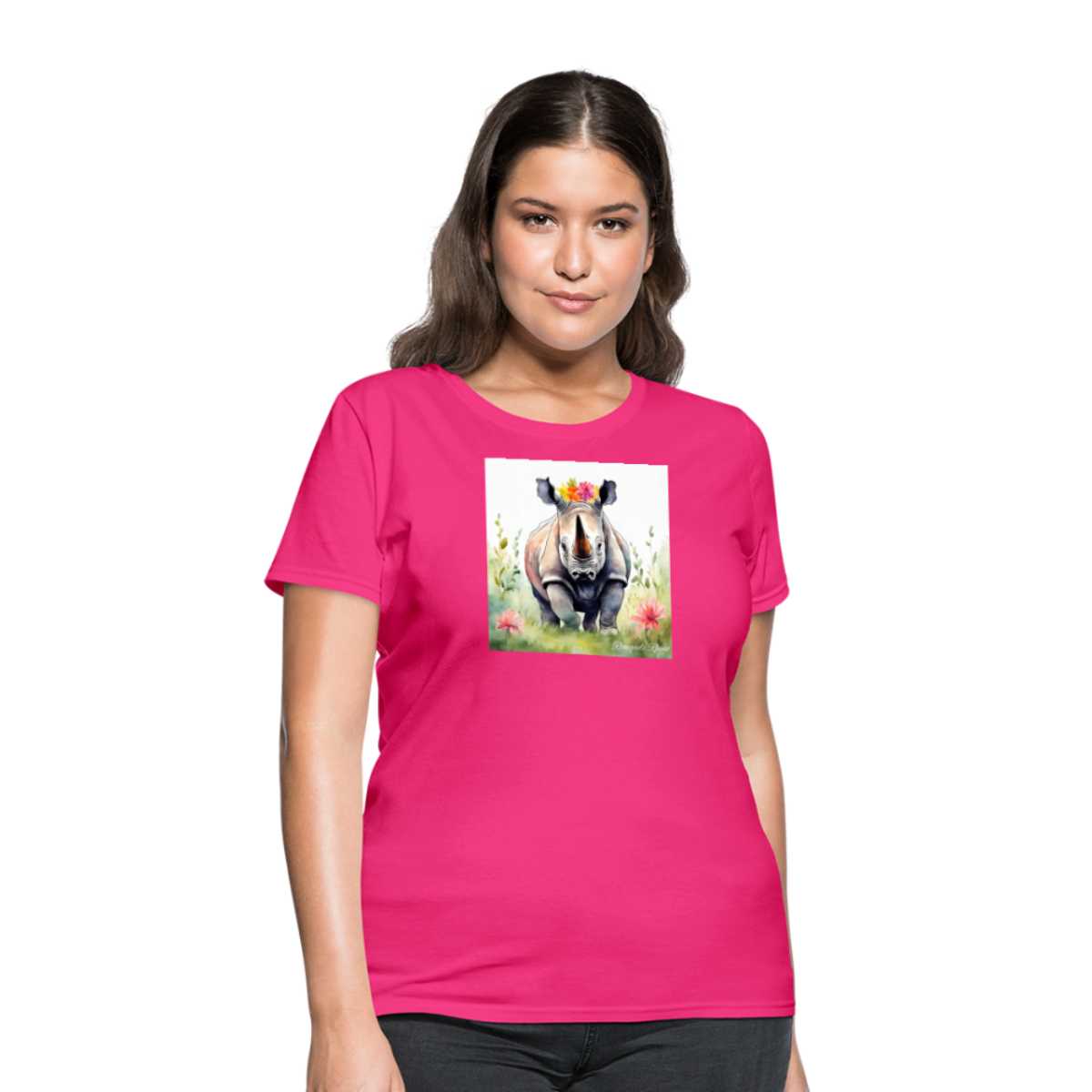 Renegade Rhino - Flower Princess Women's Tee