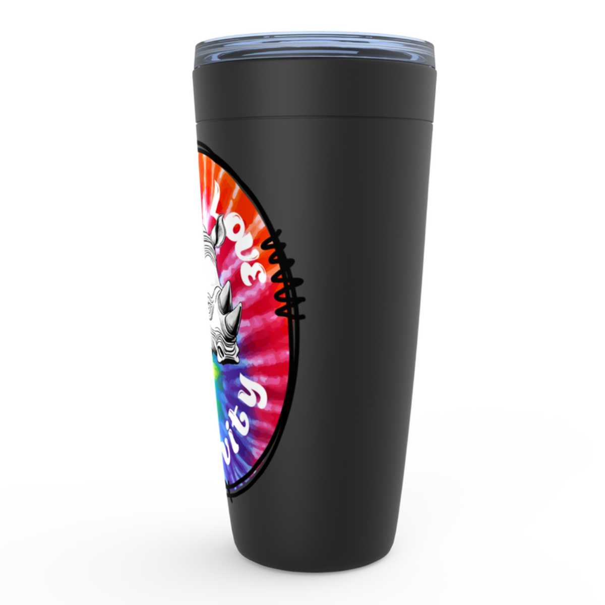 Black - Peace Love Positivity Tumblers