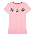 Summer Flowers Women’s Premium Organic Tee - pink