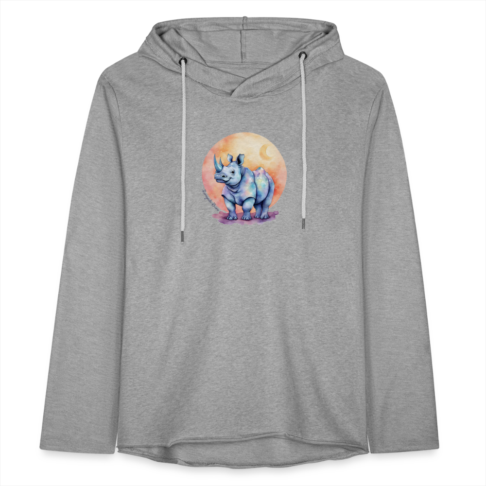 Rhino Moon Sprite Hoodie - heather gray