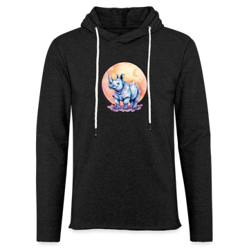 Rhino Moon Sprite Hoodie - charcoal grey