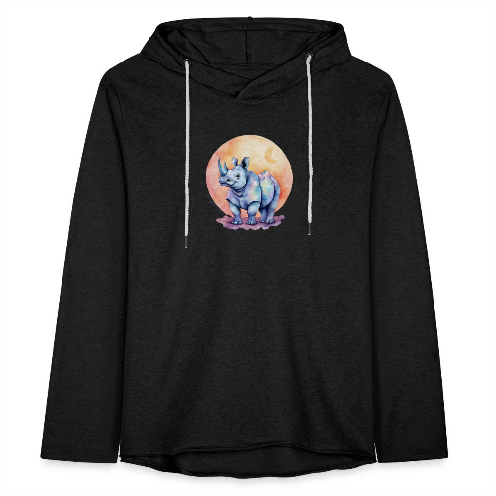 Rhino Moon Sprite Hoodie - charcoal grey