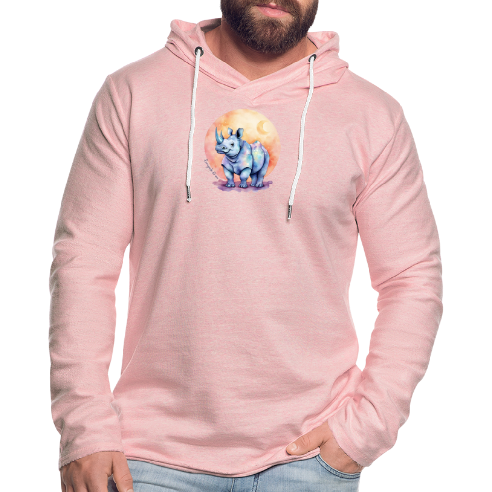 Rhino Moon Sprite Hoodie - cream heather pink