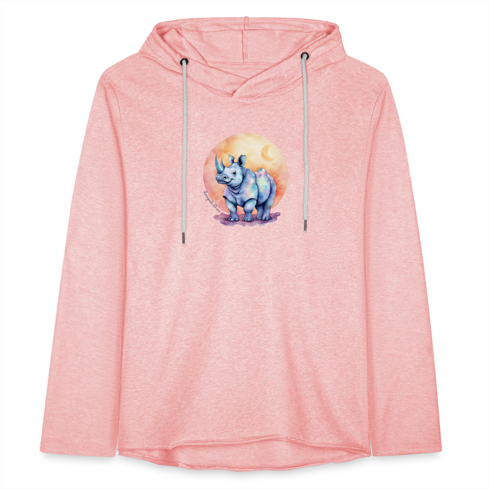 Rhino Moon Sprite Hoodie - cream heather pink