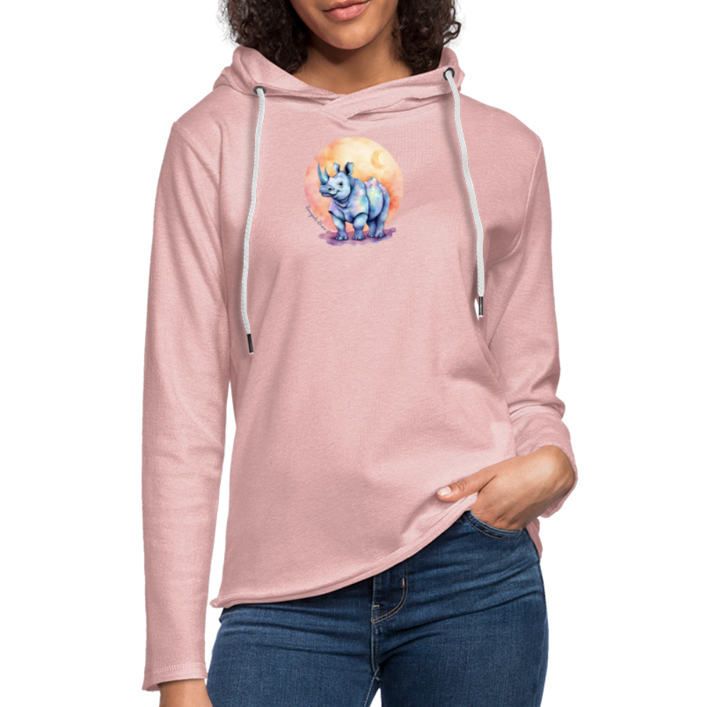 Rhino Moon Sprite Hoodie - cream heather pink