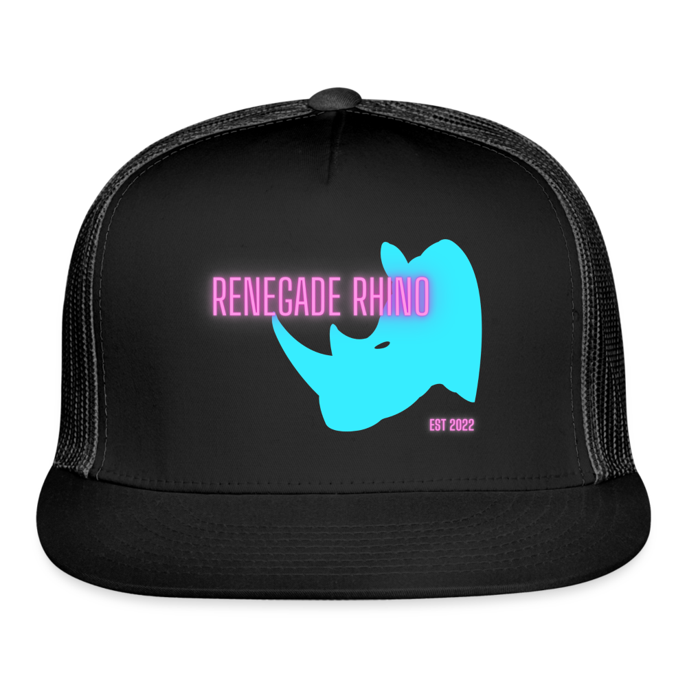 Renegade Rhino Trucker Cap - black/black