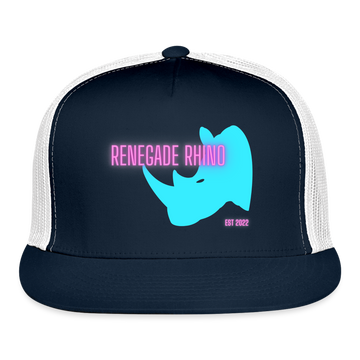 Renegade Rhino Trucker Cap - navy/white