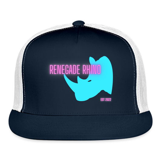 Renegade Rhino Trucker Cap - navy/white