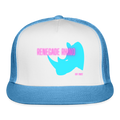 Renegade Rhino Trucker Cap - white/blue