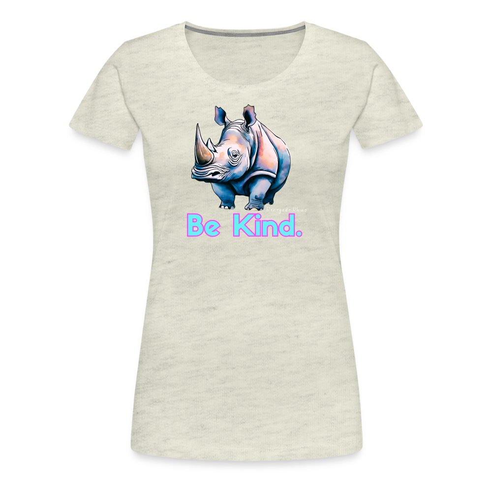 Be Kind Tee - heather oatmeal