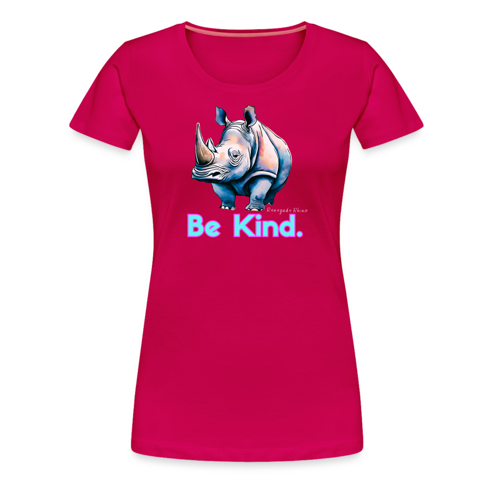 Be Kind Tee - dark pink