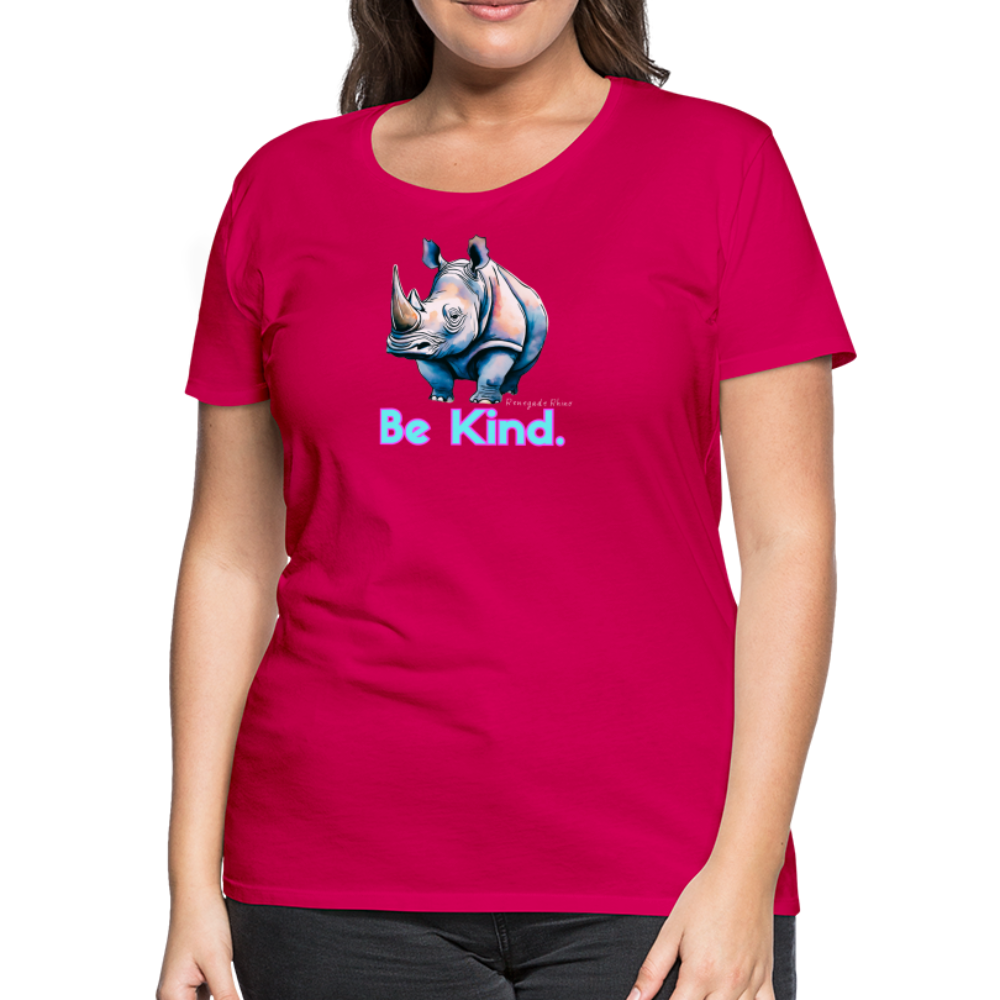 Be Kind Tee - dark pink