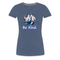 Be Kind Tee - heather blue