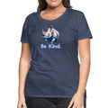 Be Kind Tee - heather blue