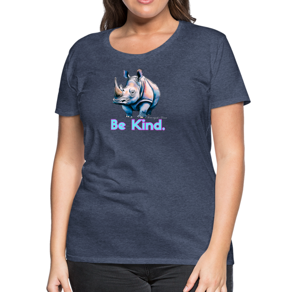 Be Kind Tee - heather blue