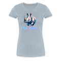 Be Kind Tee - heather ice blue