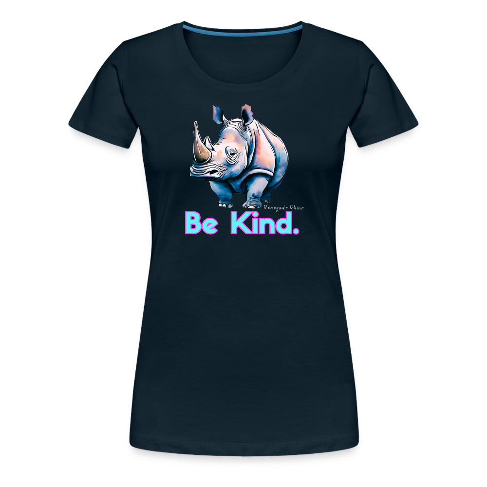 Be Kind Tee - deep navy