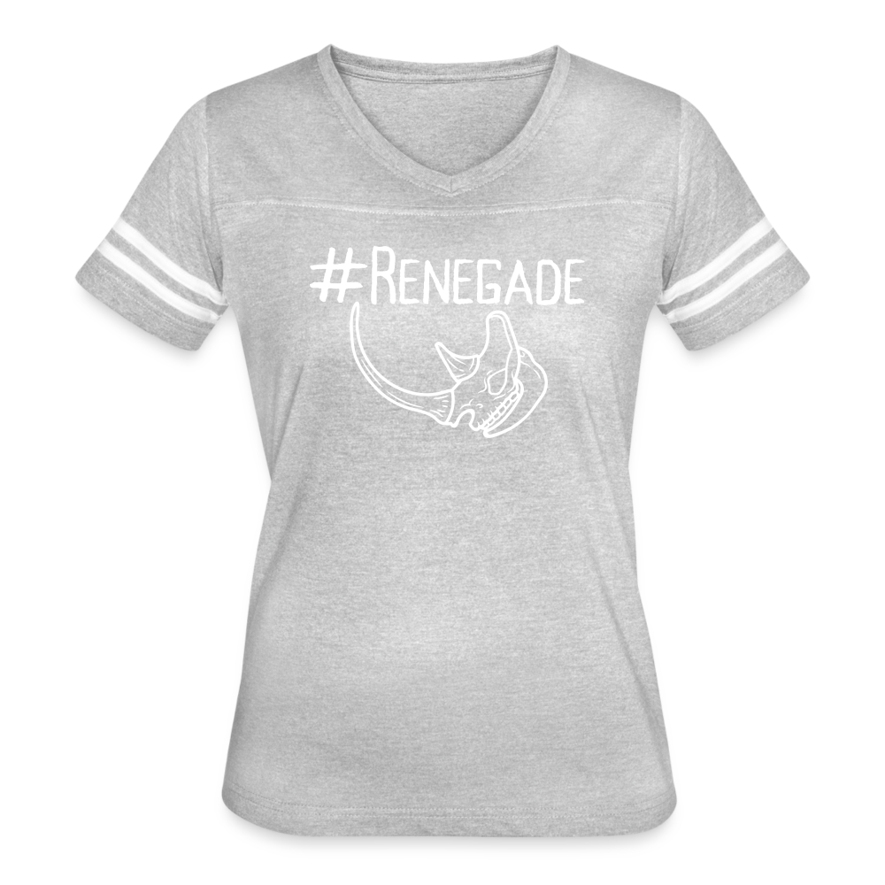 Renegade Vintage Sport T-Shirt - heather gray/white