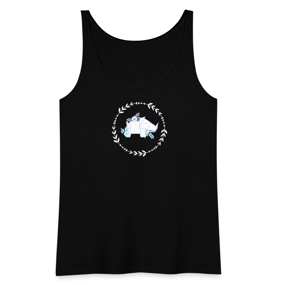 Rhino Origami Premium Tank Top - black