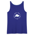 Rhino Origami Premium Tank Top - royal blue