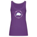 Rhino Origami Premium Tank Top - purple