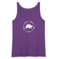 Rhino Origami Premium Tank Top - purple