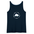 Rhino Origami Premium Tank Top - deep navy