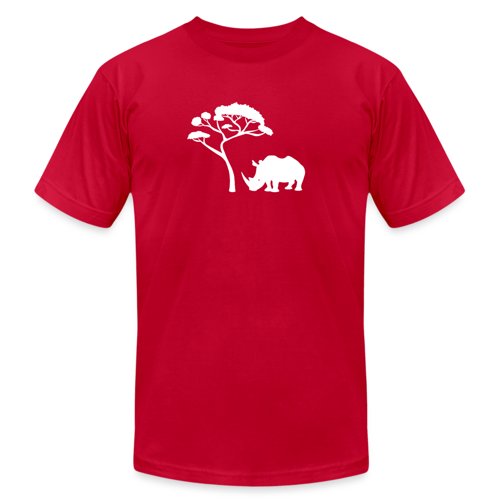 Rhino Lazy Days Jersey T-Shirt - red