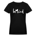 Rhino Be Kind V-Neck Tee - black