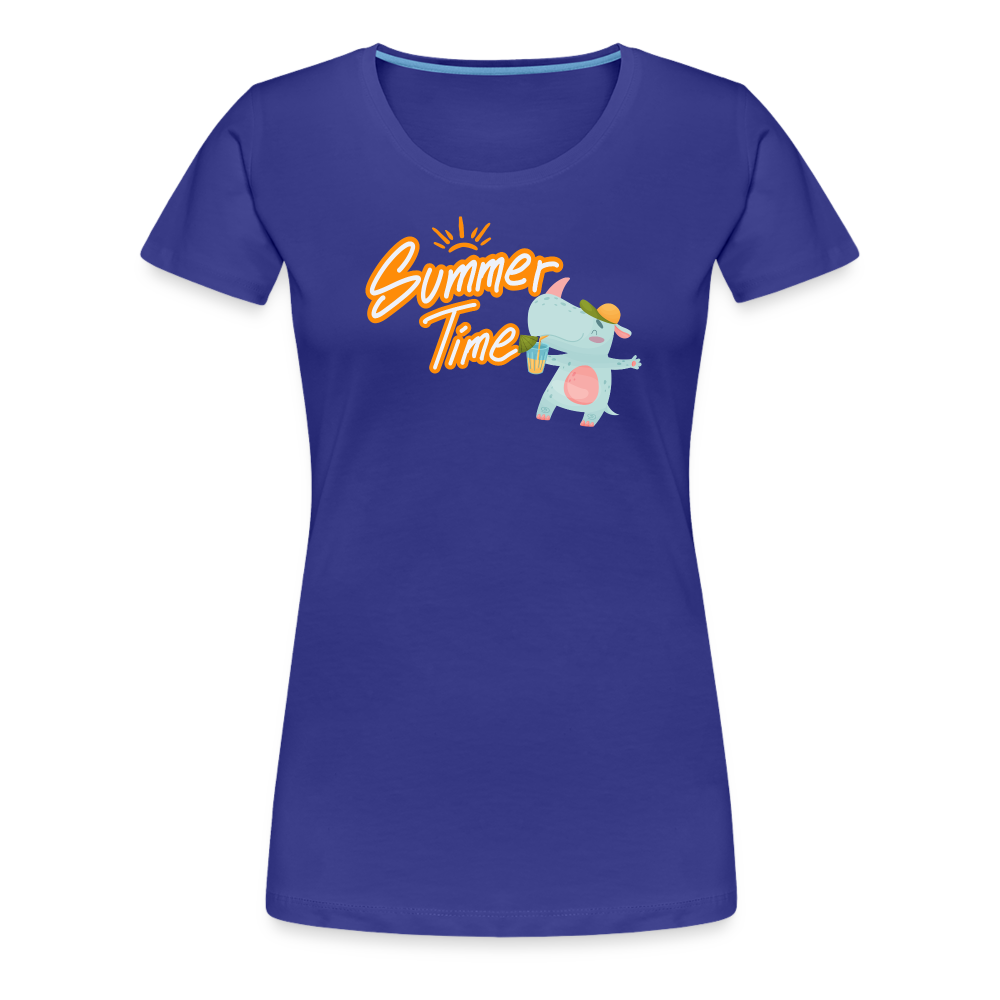 Rhino Summer Time Premium Tee - royal blue