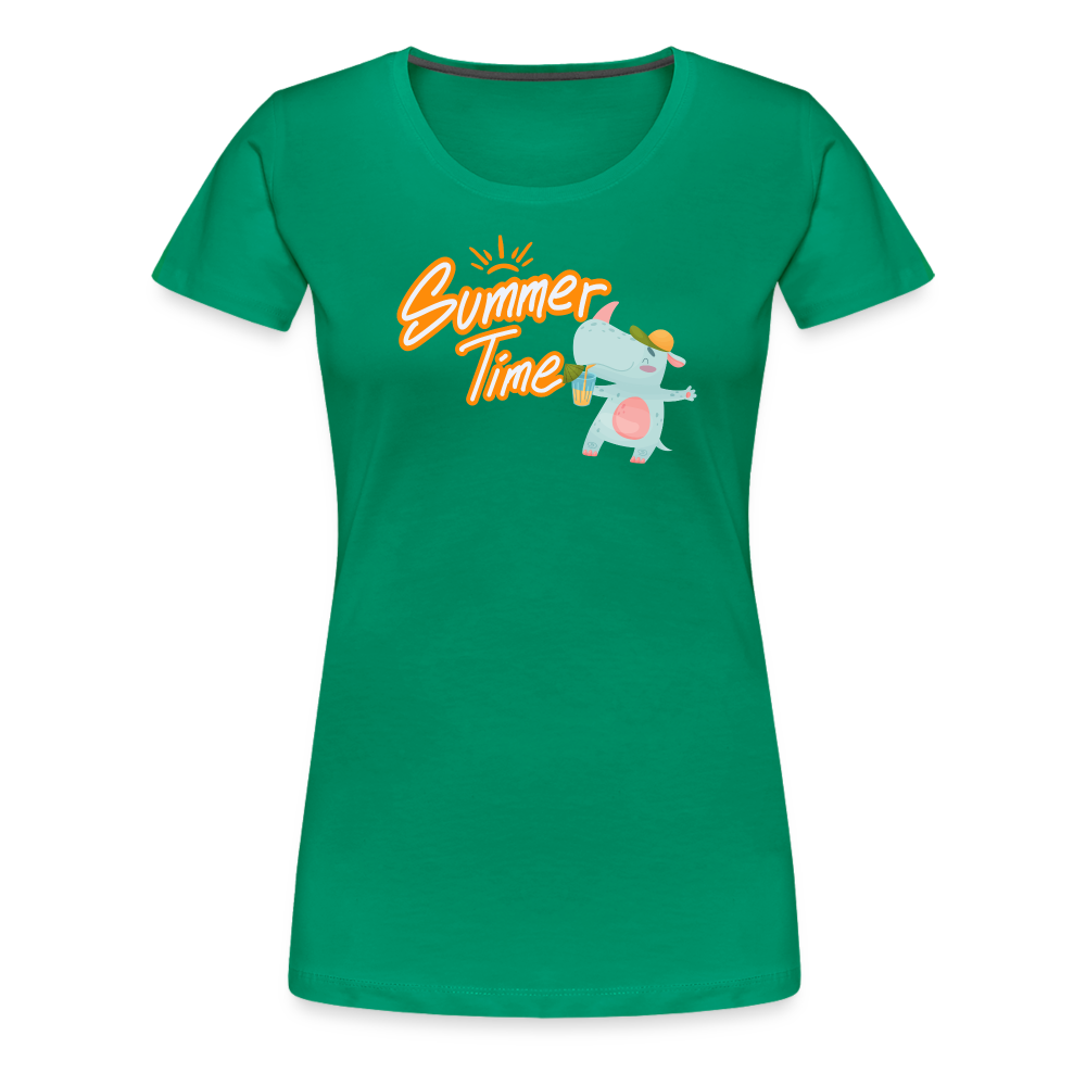 Rhino Summer Time Premium Tee - kelly green