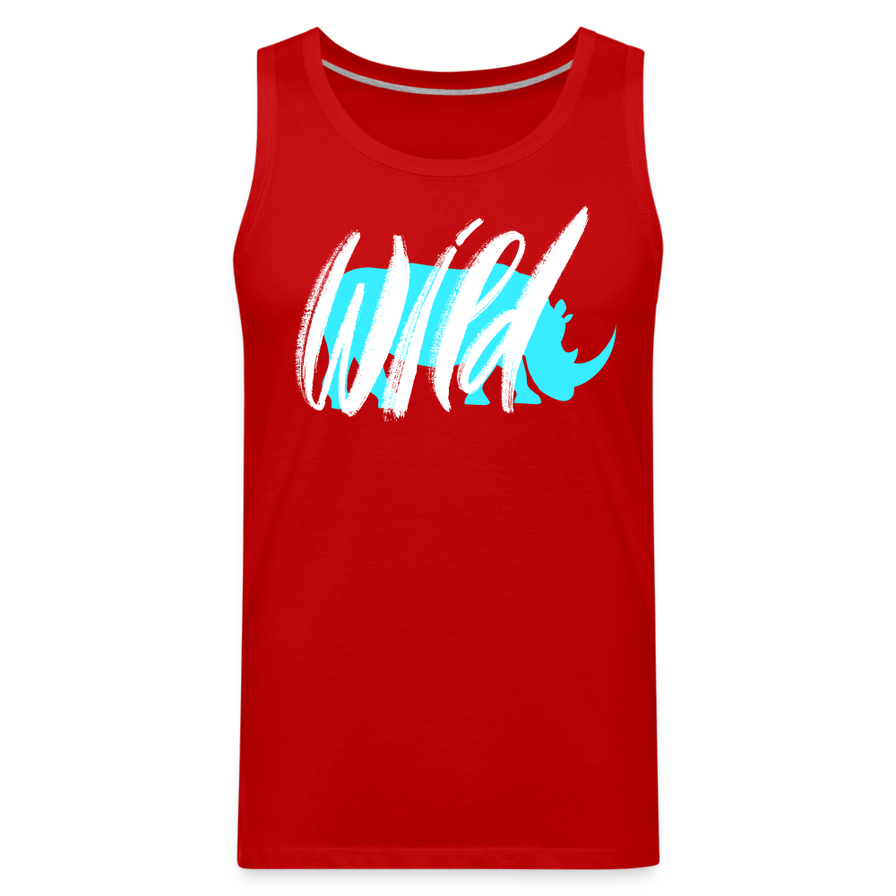 Rhino Wild Premium Tank - red