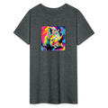 Tie Dye and Rhino Ultra Cotton Tee - deep heather