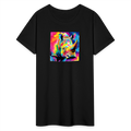 Tie Dye and Rhino Ultra Cotton Tee - black