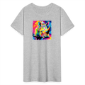 Tie Dye and Rhino Ultra Cotton Tee - heather gray