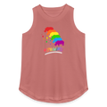 Love Wins Women's Relaxed Tank Top - mauve