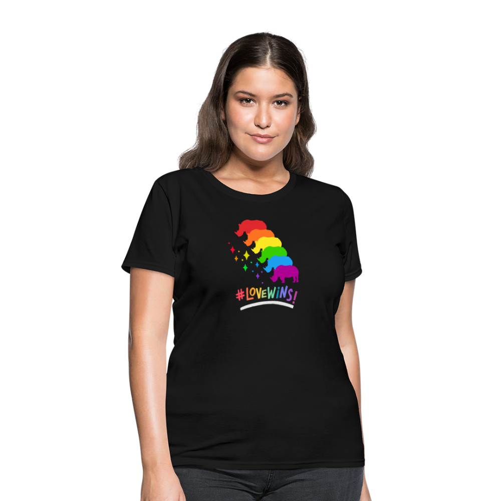 Love Win's Women's Tee - black