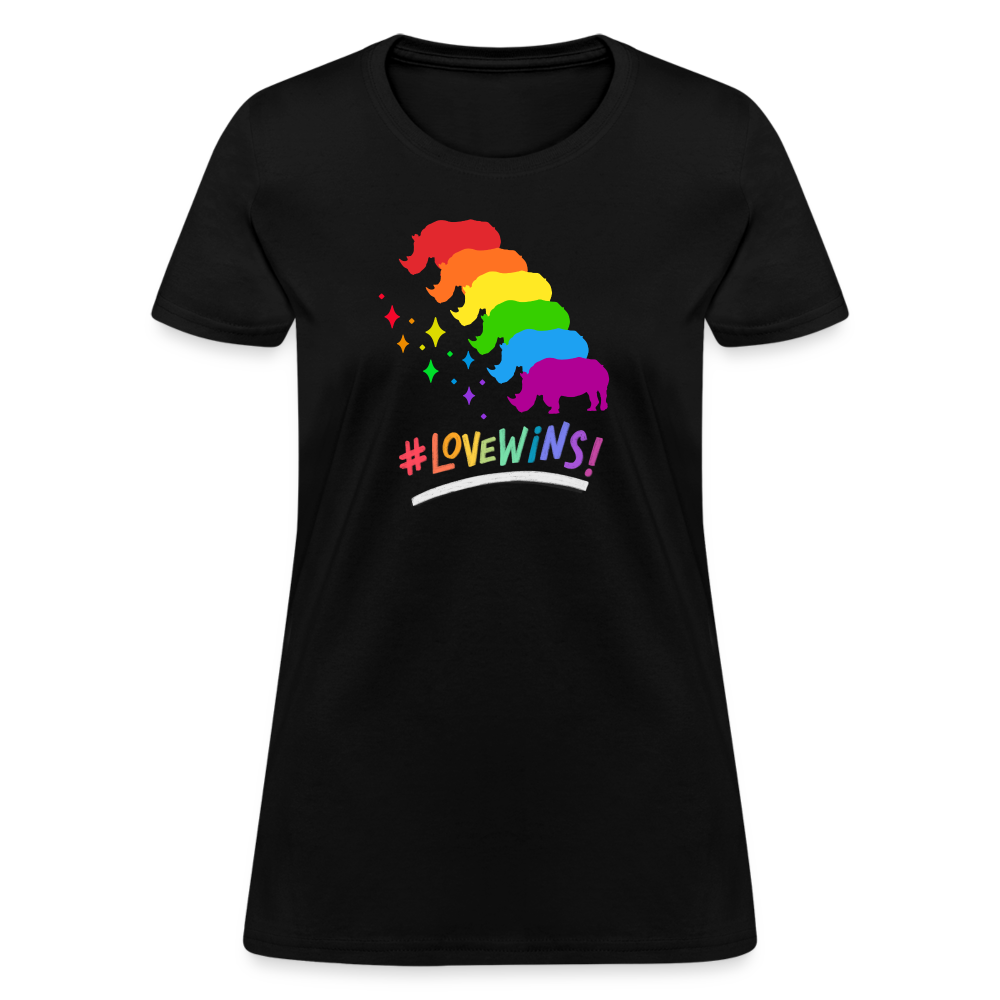 Love Win's Women's Tee - black