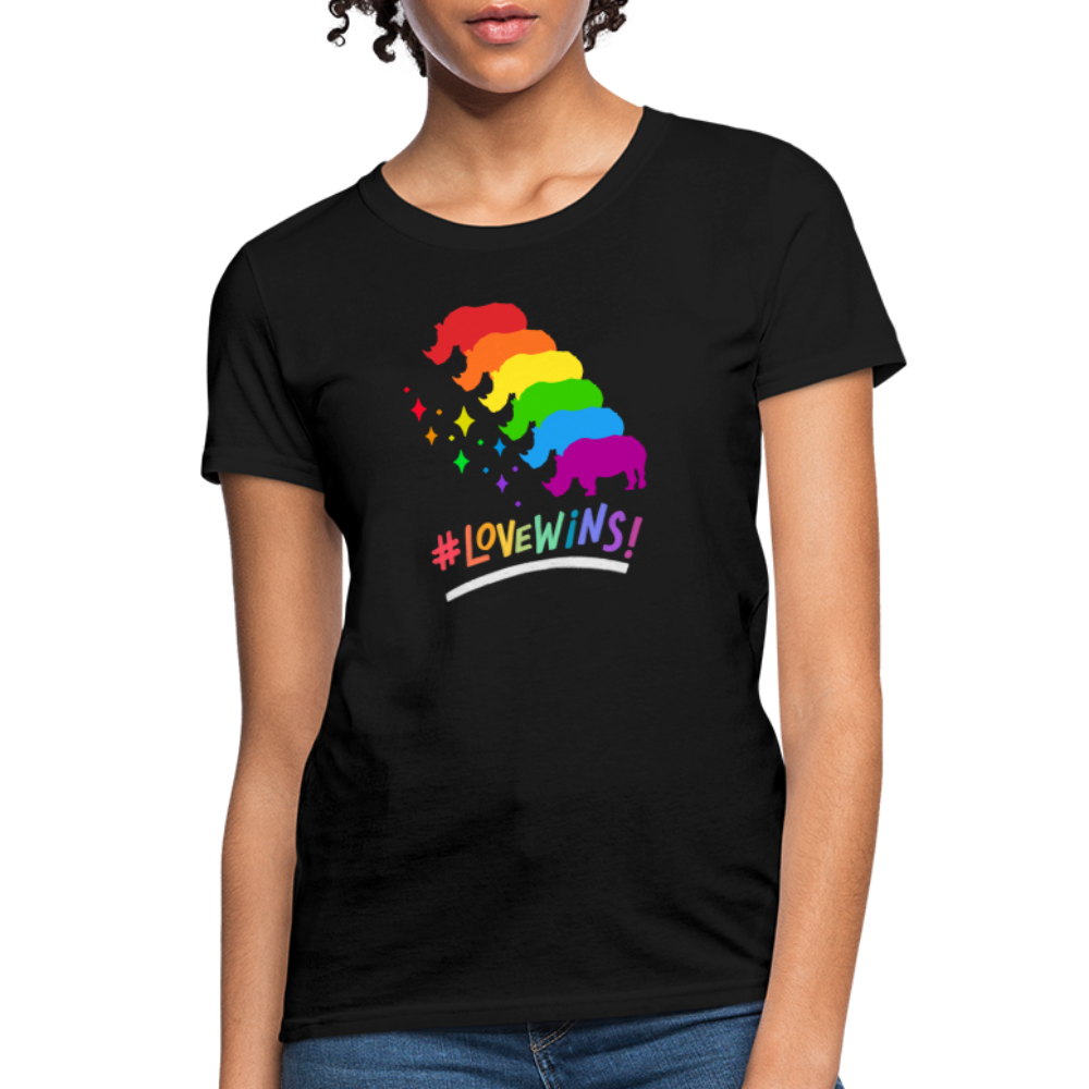 Love Win's Women's Tee - black