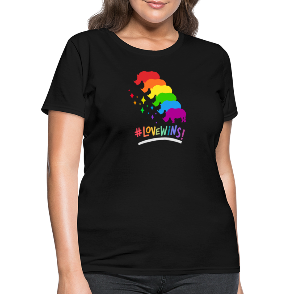 Love Win's Women's Tee - black