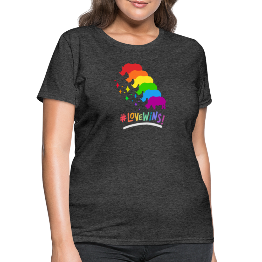 Love Win's Women's Tee - heather black