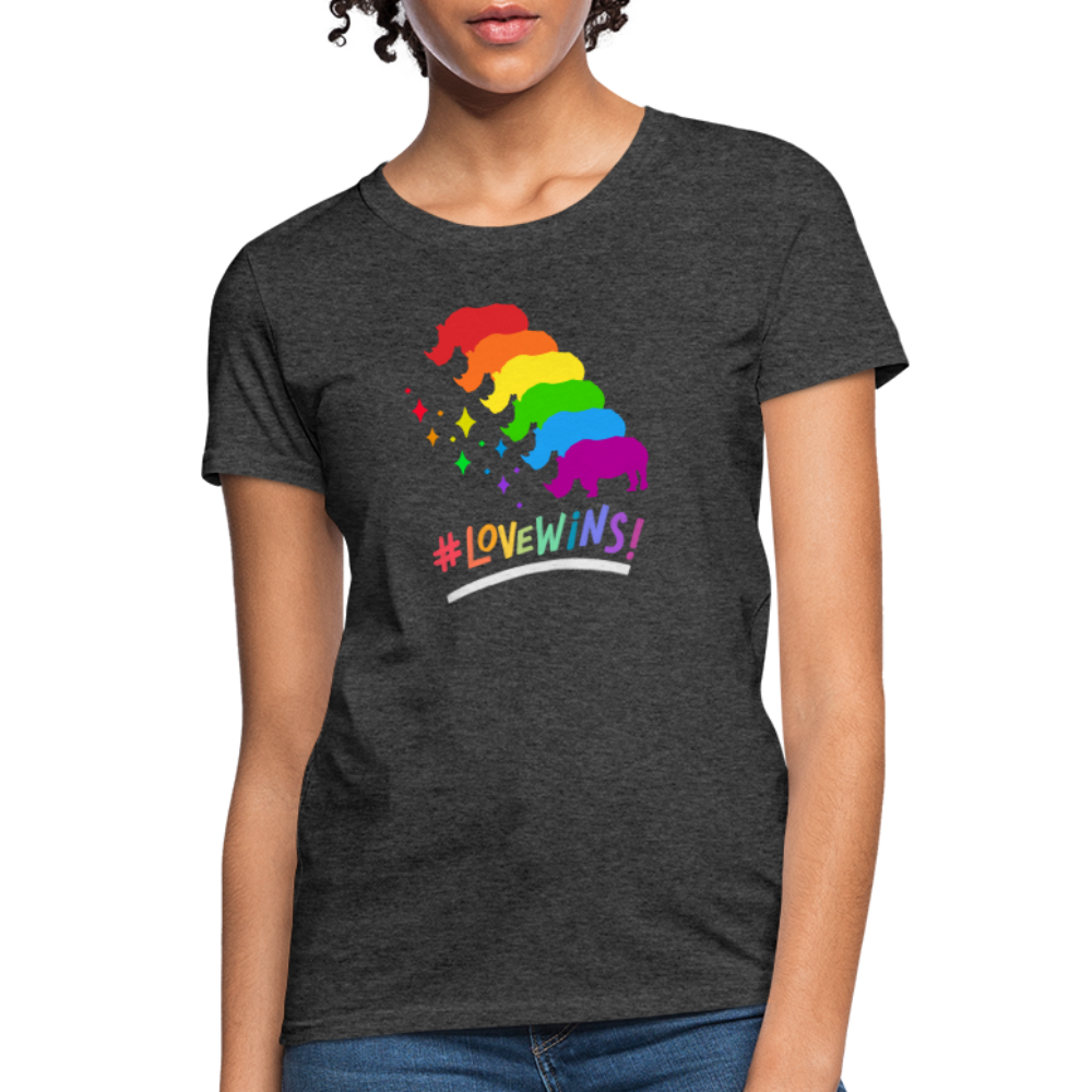 Love Win's Women's Tee - heather black