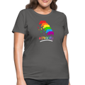 Love Win's Women's Tee - charcoal