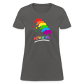 Love Win's Women's Tee - charcoal