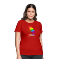 Love Win's Women's Tee - red