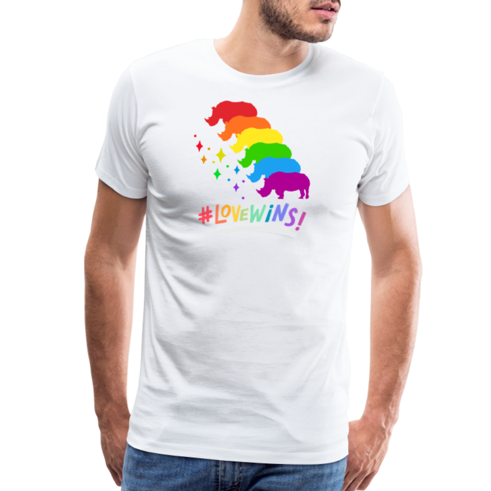 Love Wins Premium Tee - white